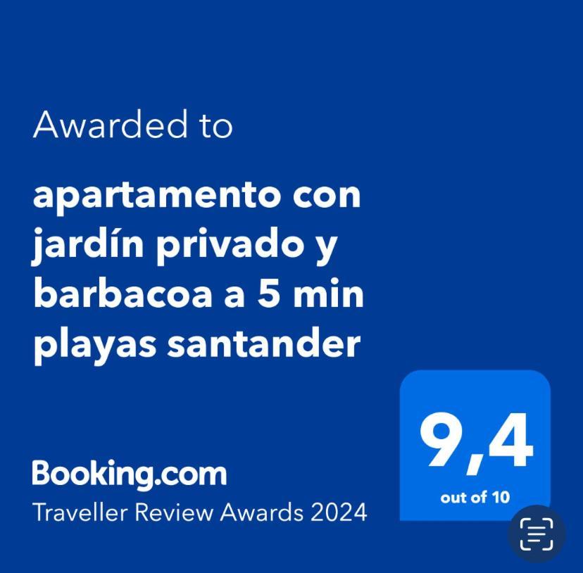 Апартаменти Apartamento Con Jardin Privado Y Barbacoa A 5 Min Playas Сантандер Екстер'єр фото